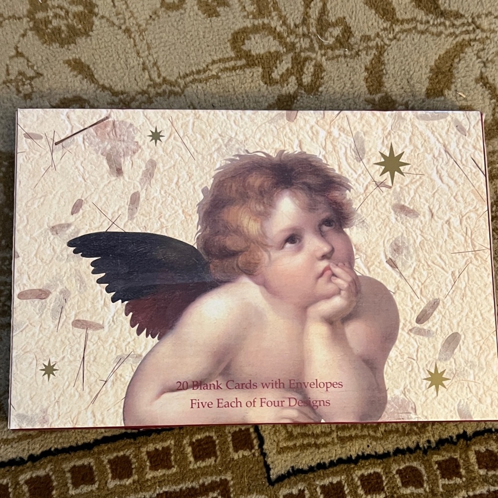 Angel Themed Blank Cards with Envelopes